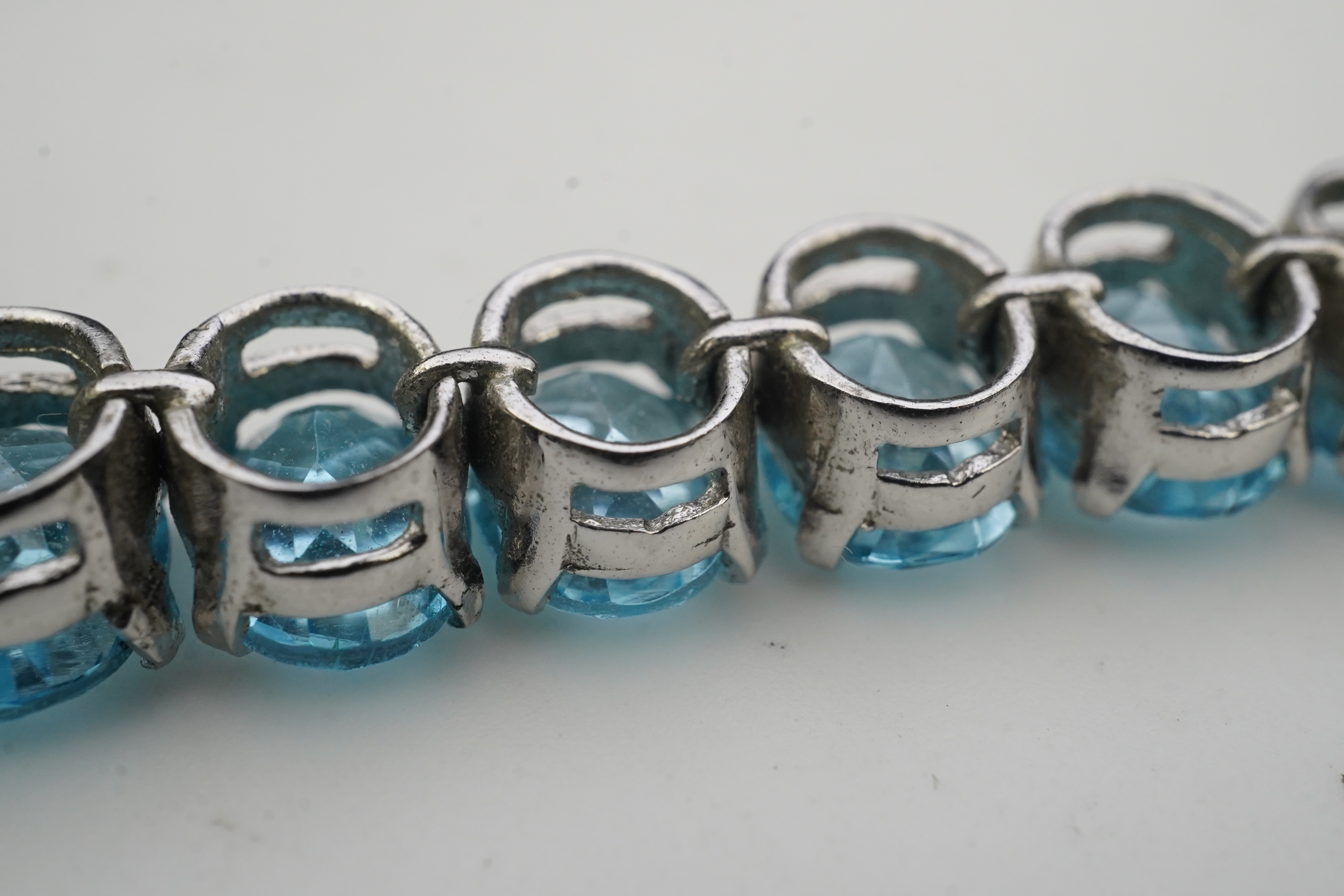 A blue topaz bracelet